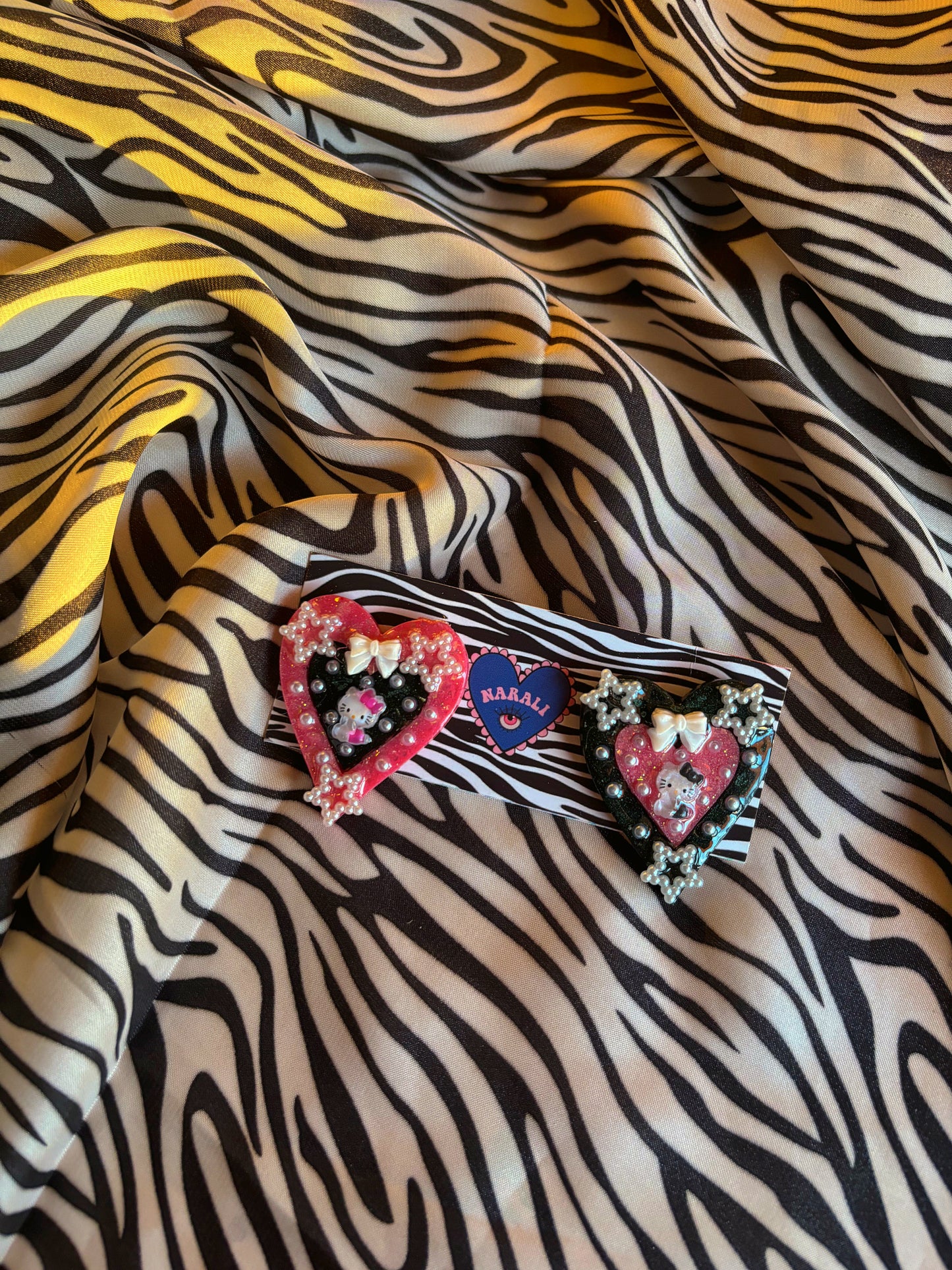 Pendientes Kitty Heart