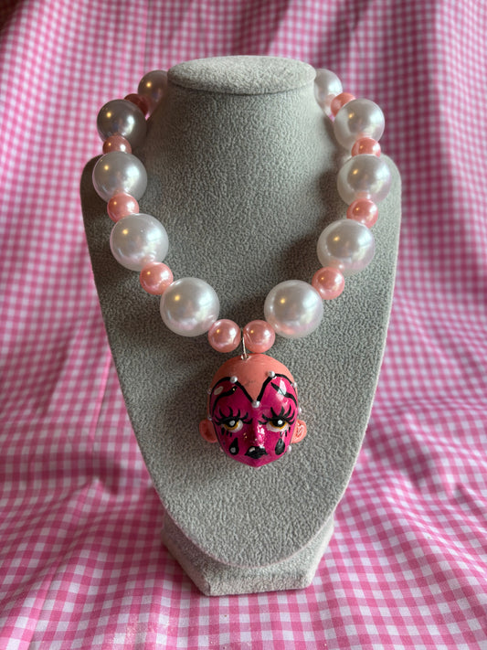 Collar PinkHeart