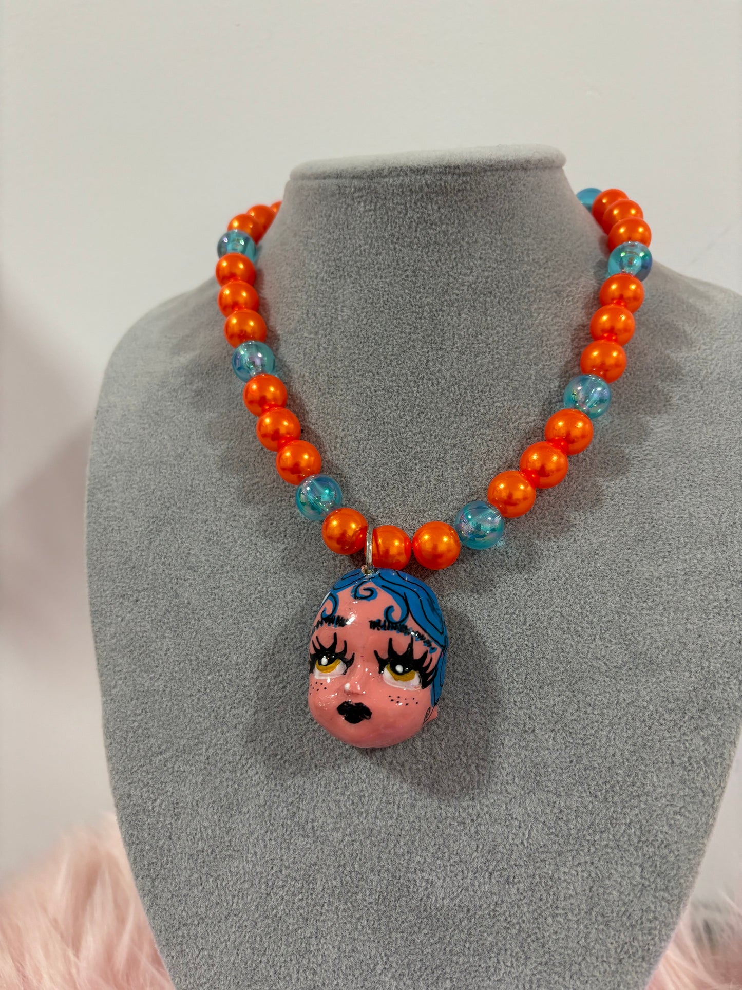 Collar Lady Naranja