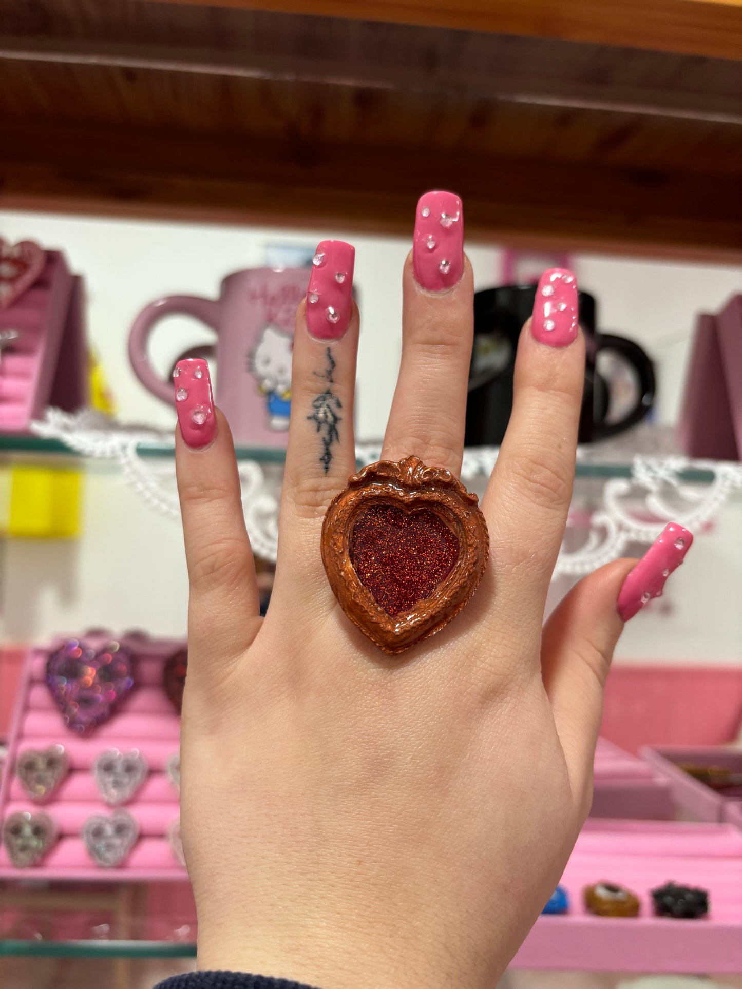 Anillo Cuadro Corazón