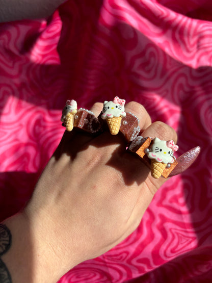 Anillo Kitty Essentials Heladito