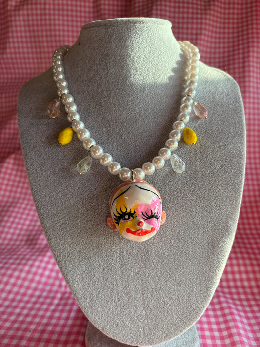 Collar Clown Pink Star