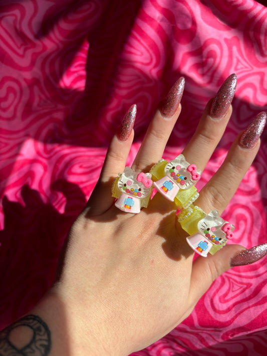 Anillo Kitty Essentials Amarillo Azar